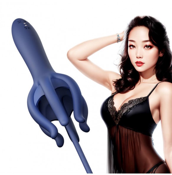 Yunman - Teasing Glans Urethra Vibrator (Chargeable - Dark Blue)